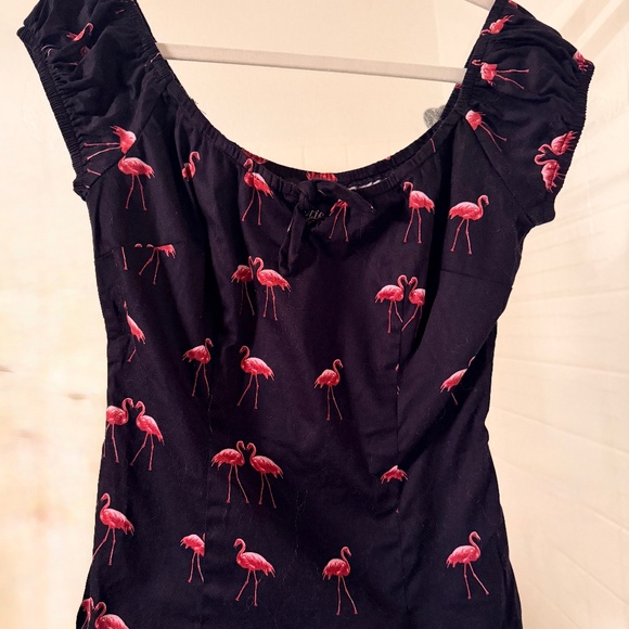 Collectif Flamingo top Size Medium European Size 12 US Size 8 - Picture 2 of 5